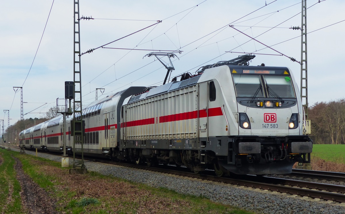 147 583 mit IC 2321 Norddeich=Mole Frankfurt in Rheine=Bentlage, 03.