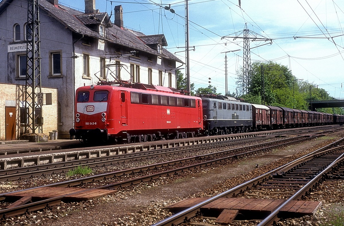 150 043 + 150 182  Beimerstetten  12.06.91