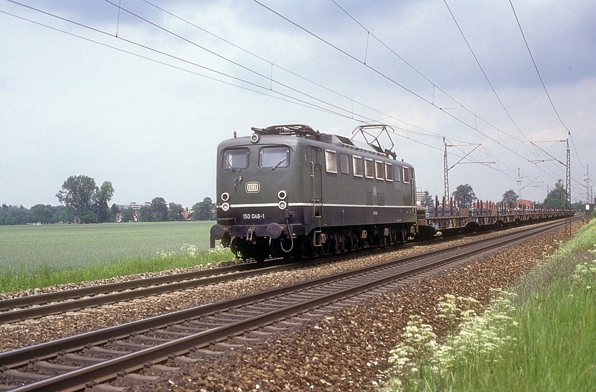150 046  bei Augsburg - Hochzoll  05.06.91