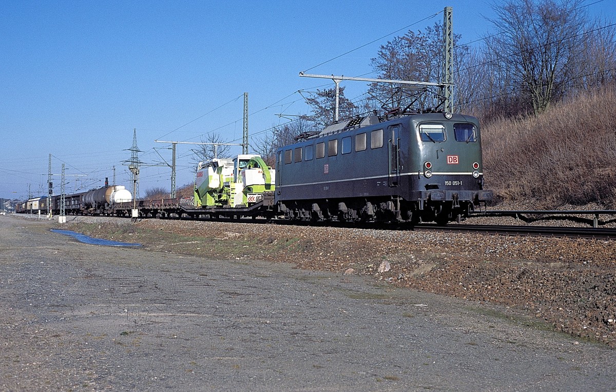 150 051  bei Appenweier  22.02.97