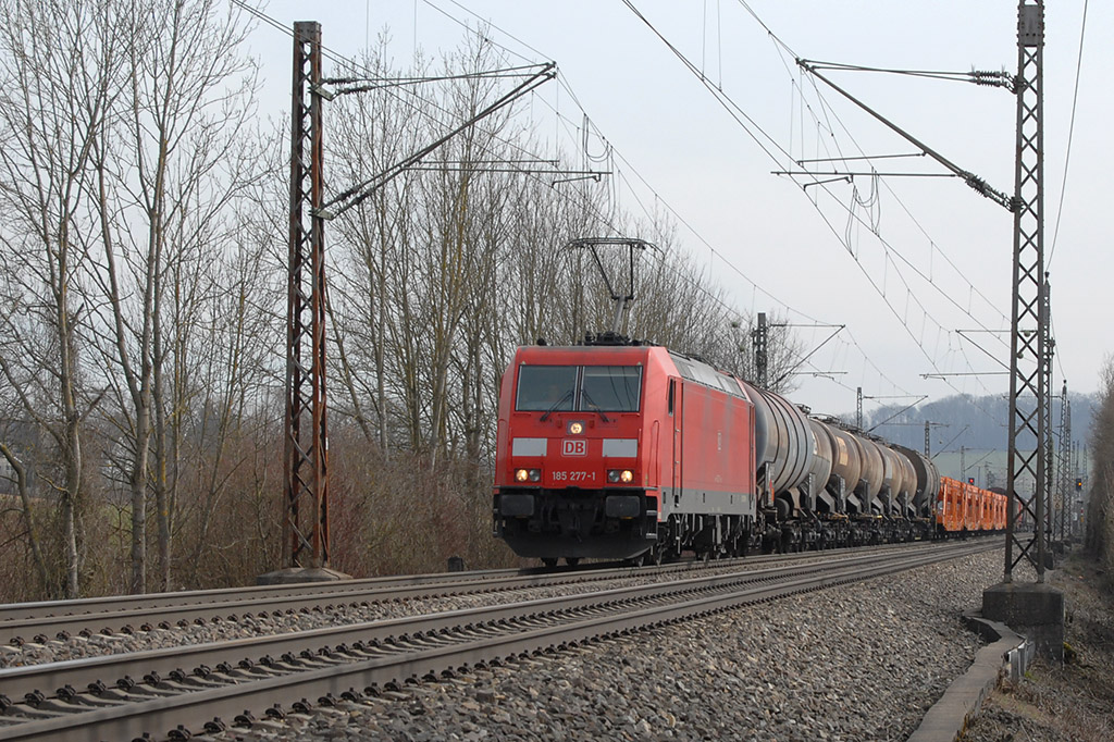 15.03.2018 Streckenabschnitt Uhingen 185 277-1