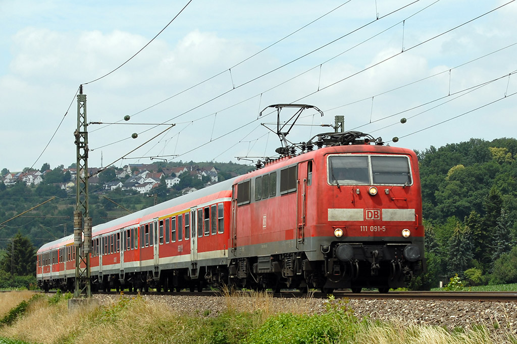 15.06.2018 Streckenabschnitt Uhingen 111 091-5