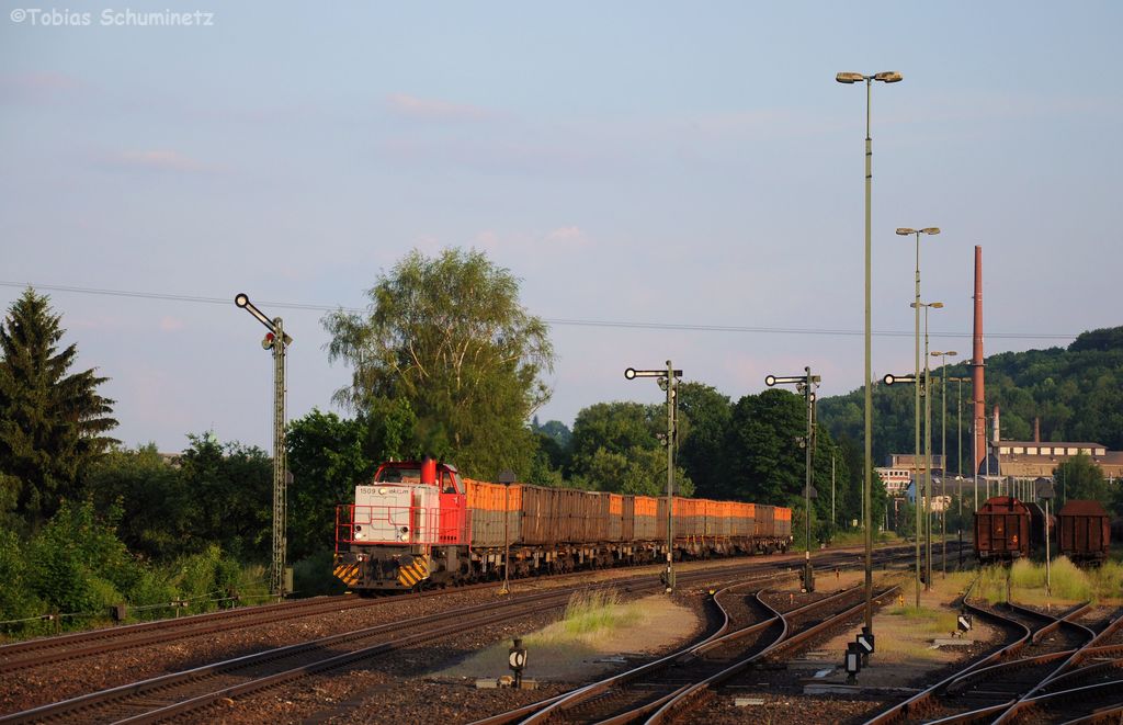 1509 (92 87 0061 701-4 F-VC) mit Zug 45350 von Furth im Wald nach Neustadt an der Donau am 08.06.2013 in Luitpoldhütte