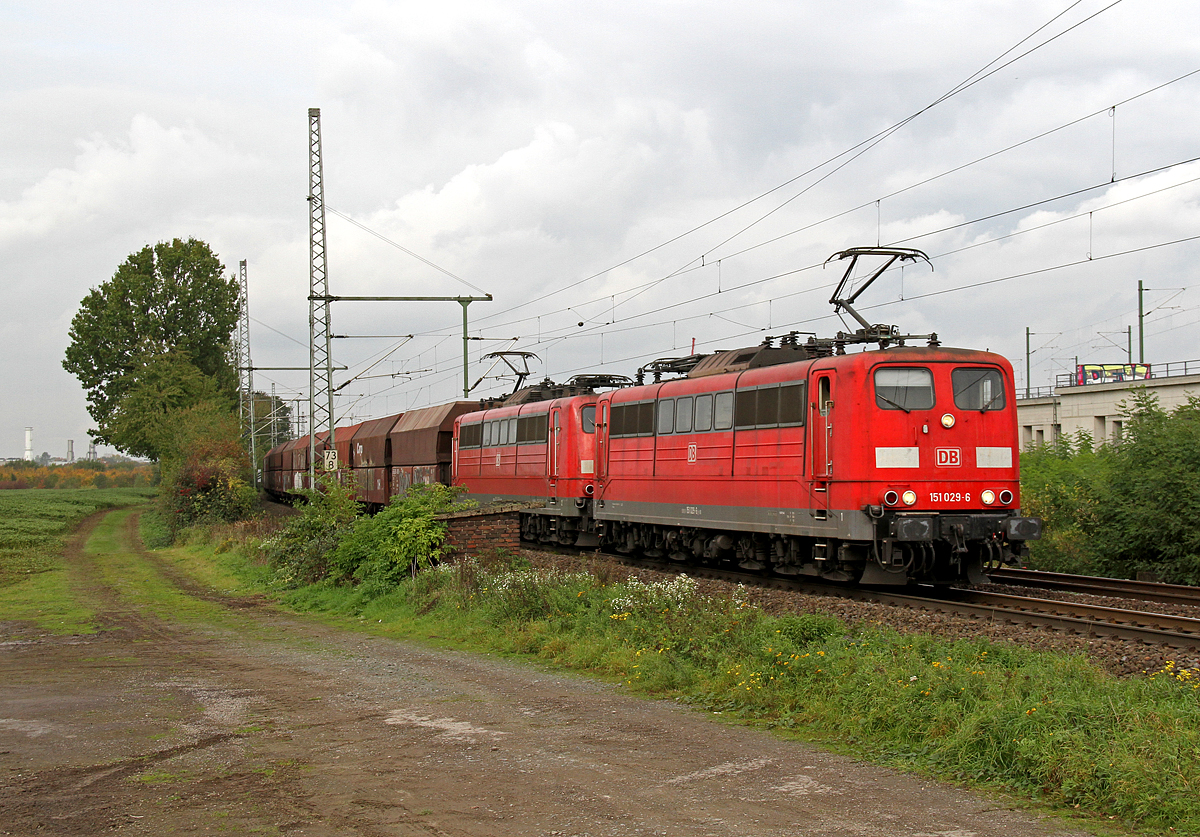 151 029 & 151 140 in Porz Wahn am 21.10.2015