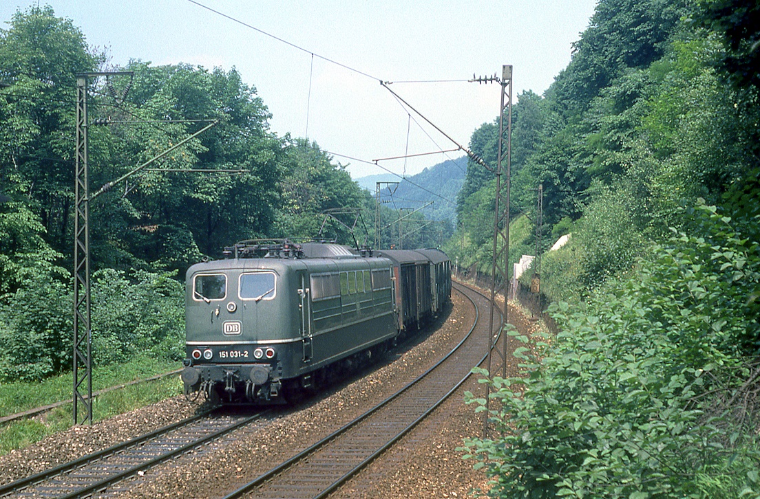 151 031, Geislinger Steige, 13.07.1985.