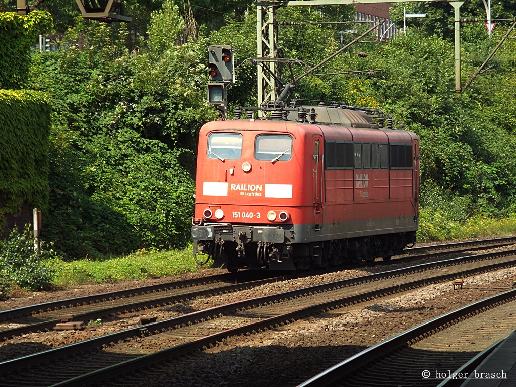 151 040-3 fuhr lz durch hh-harburg am 23.08.13
