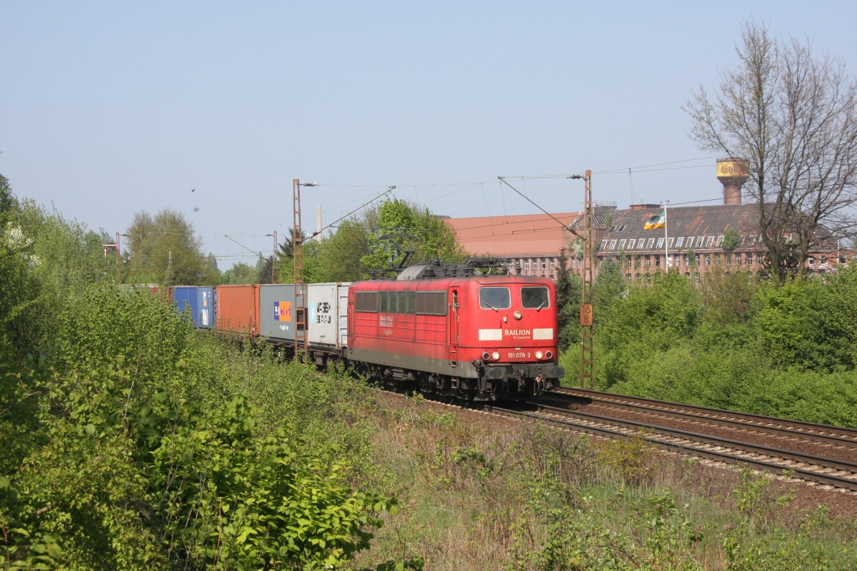 151 078-3 Railion DB Logistics Limmer 19.04.2009