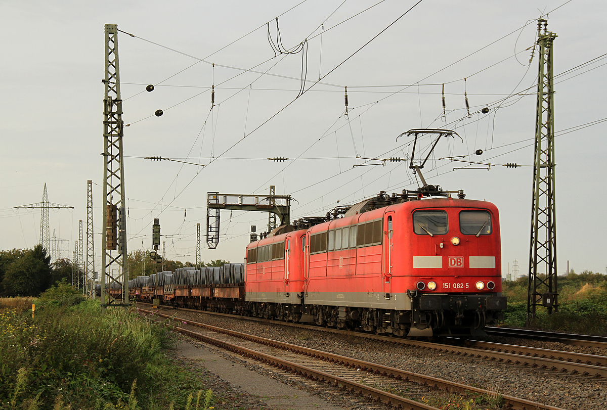 151 082 & 151 169 in Brühl am 29.09.2017