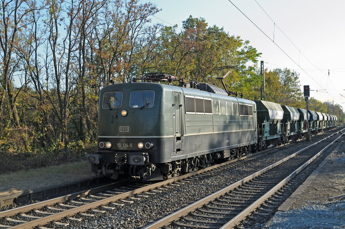 151 124 der SRI. Darmstadt - Eberstadt am 16.10.2018
