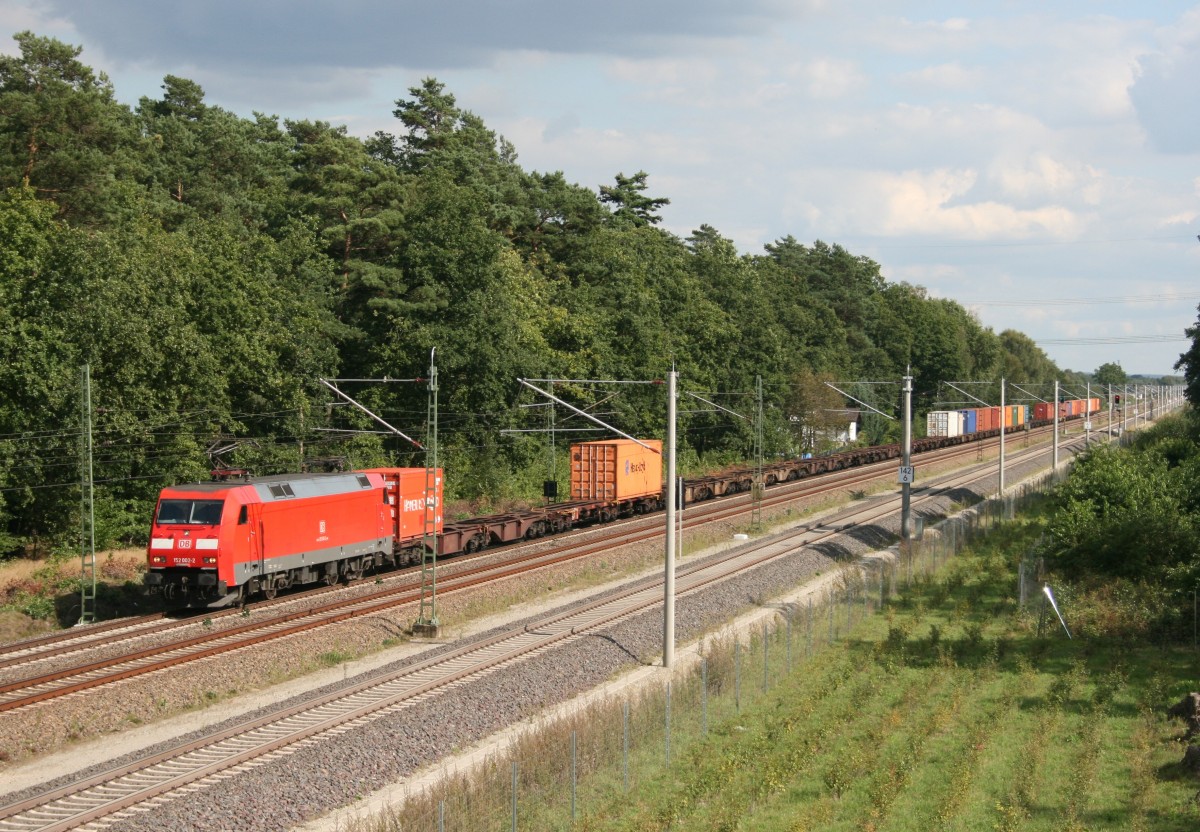 152 002 mit KT 50290 (Regensburg Ost–Hamburg-Waltershof) am 27.08.2014 zwischen Bardowick und Radbruch