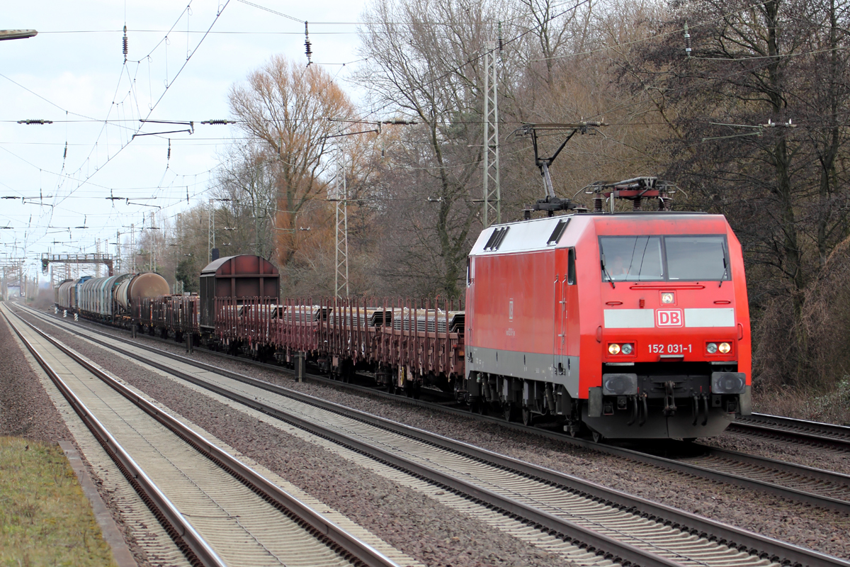 152 031-1  in Dedensen-Gümmer 15.2.2014