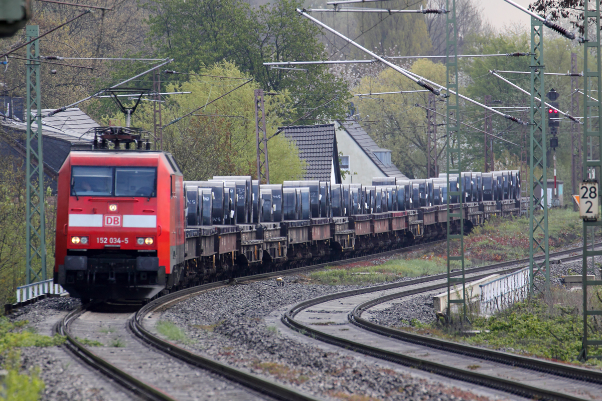 152 034-5 in Gelsenkirchen-Bismarck 26.4.2016