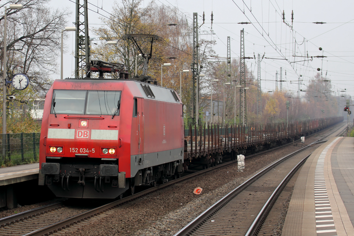 152 034-5 in Recklinghausen-Süd 2.12.2014