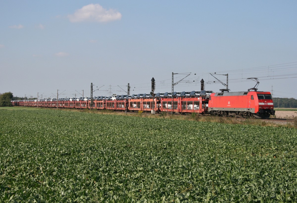 152 046 mit GA 49999 (Gelsenkirchen-Bismarck–Mszczonow) am 17.09.2014 in Vechelde
