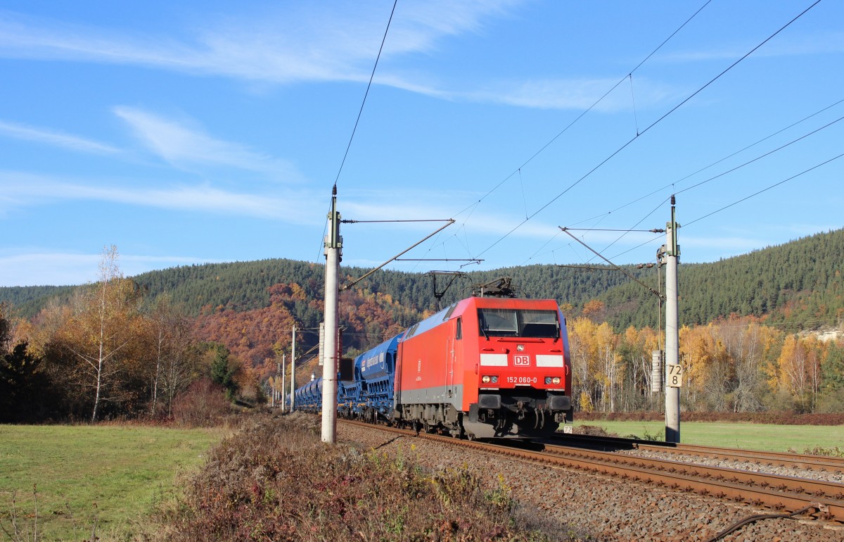 152 060-0 zu sehen am 02.11.15 in Remschütz.