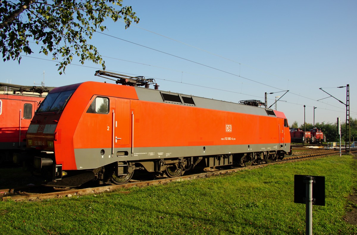152 082-4  abgestellt in Leipzig-Engelsdorf am 04.10.2014
