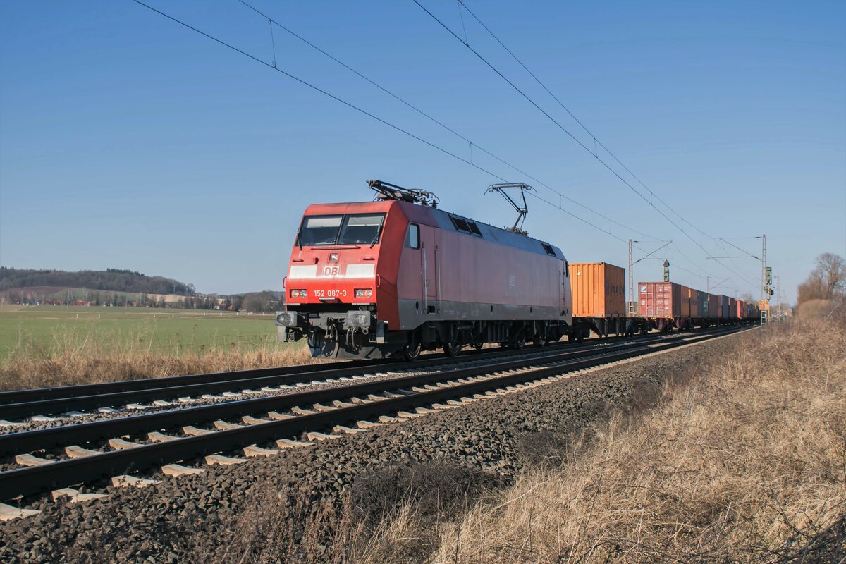 152 087-3 bei Friedland 09.03.2022