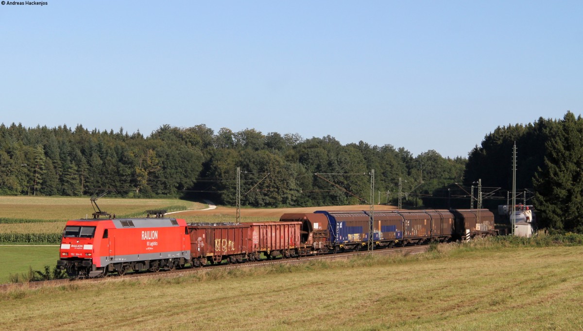 152 104-6 mit einem Mischer bei Gurgelhau 5.9.13