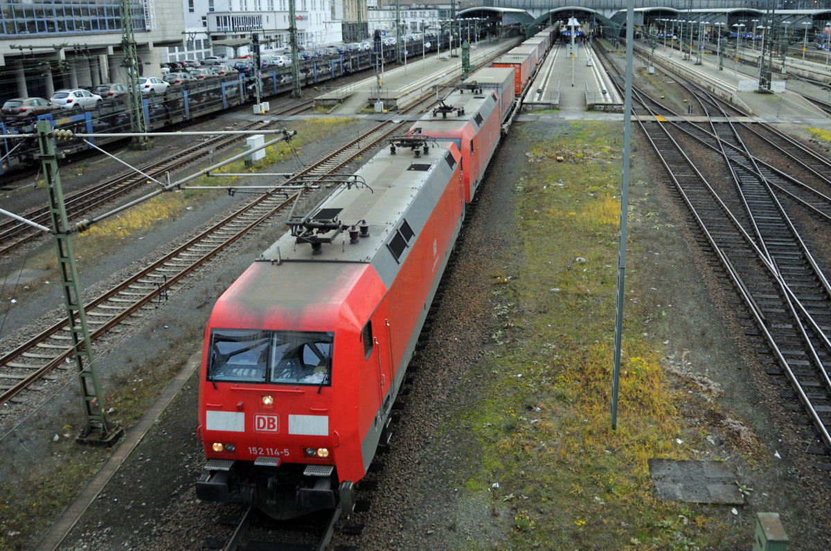 152 114-5 & 152 076-6 @ Darmstadt 17 November 2016 