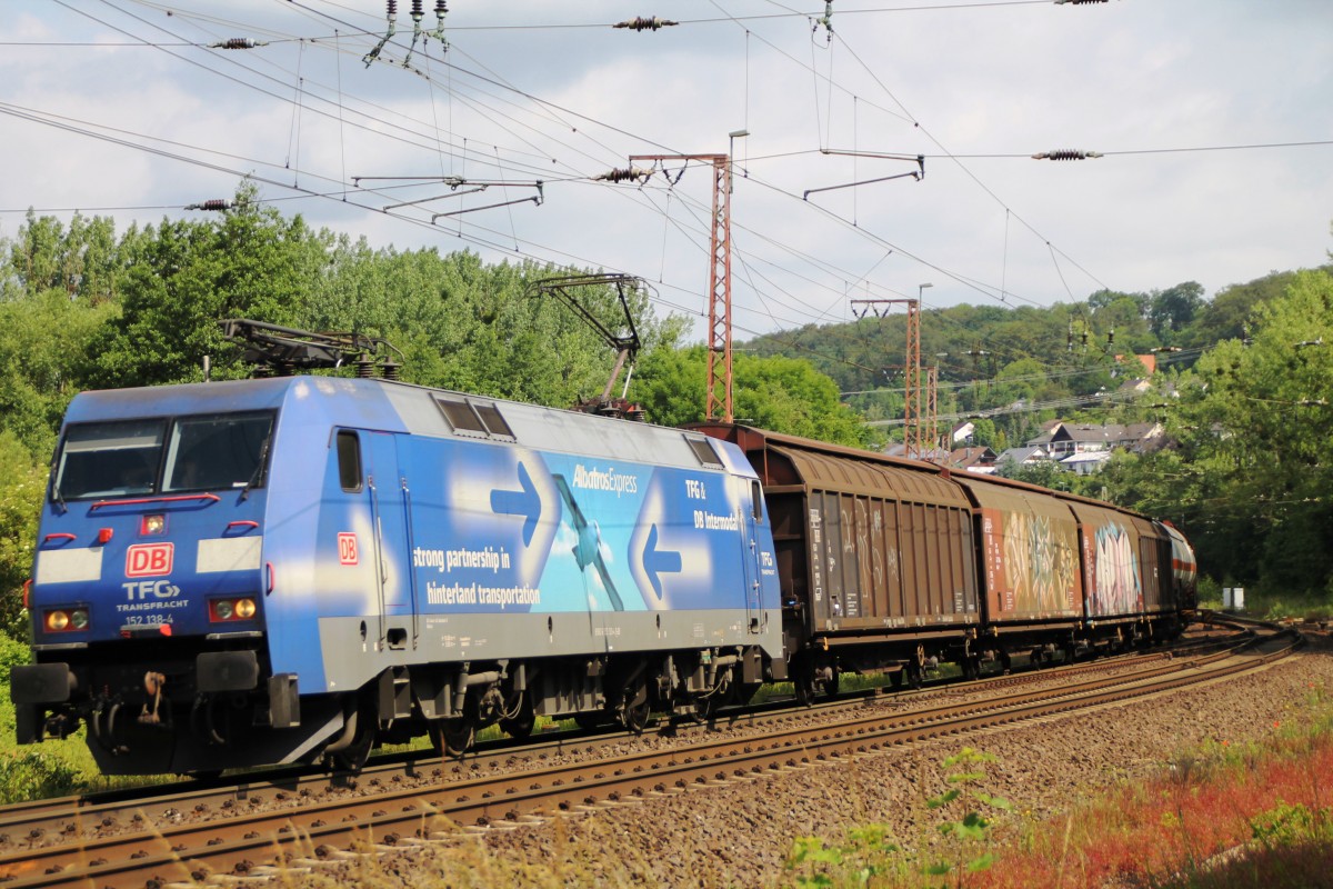 152 138-4 der DB (TFG) bei Kreiensen am 12.06.2014