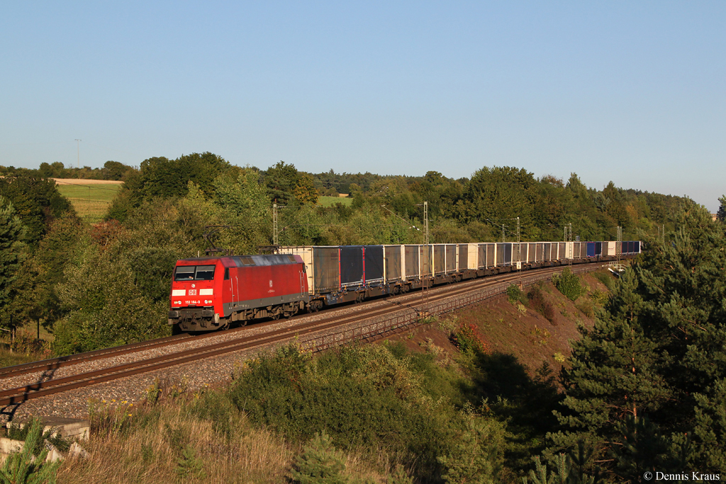 152 164 mit KLV Zug am 06.09.2013 bei Laaber.