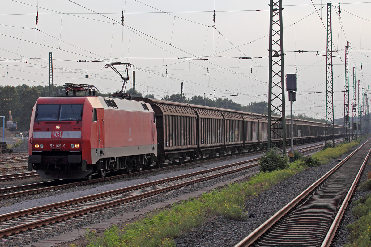 152 169-9 wartet auf Weiterfahrt in Haltern am See 22.9.2016
