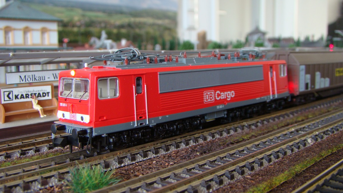 155 001-1 DB Cargo, auf meiner Anlage, Arnold Epoche V
