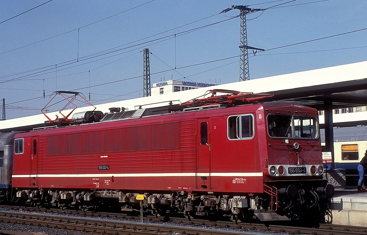 155 033  Nürnberg Hbf  27.09.92