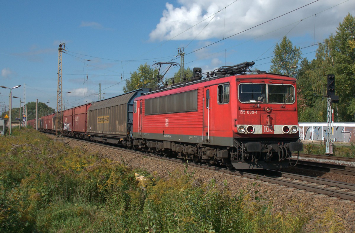 155 039 am 29.09.15 in Leipzig-Thekla