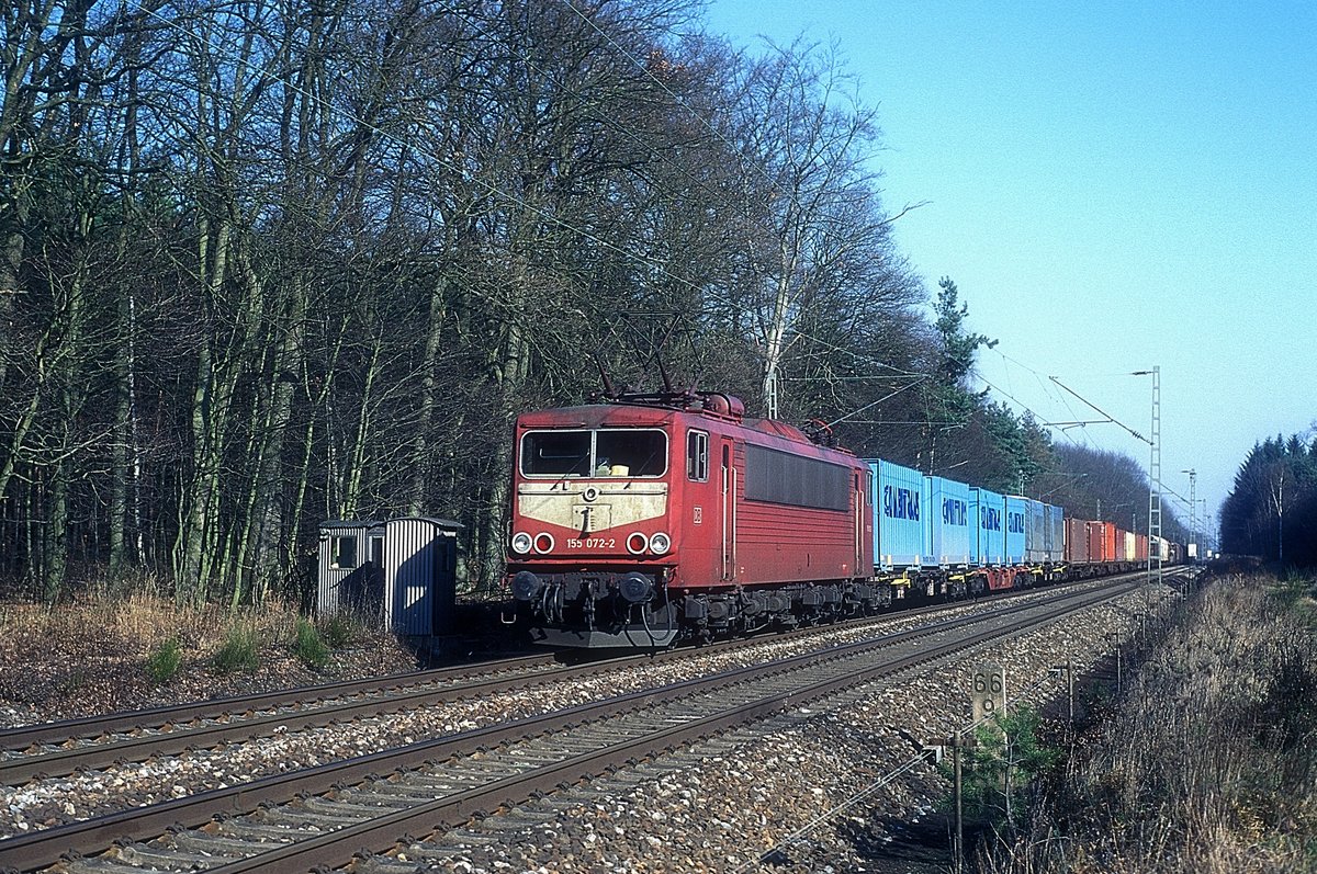 155 072  bei Forchheim  09.02.97