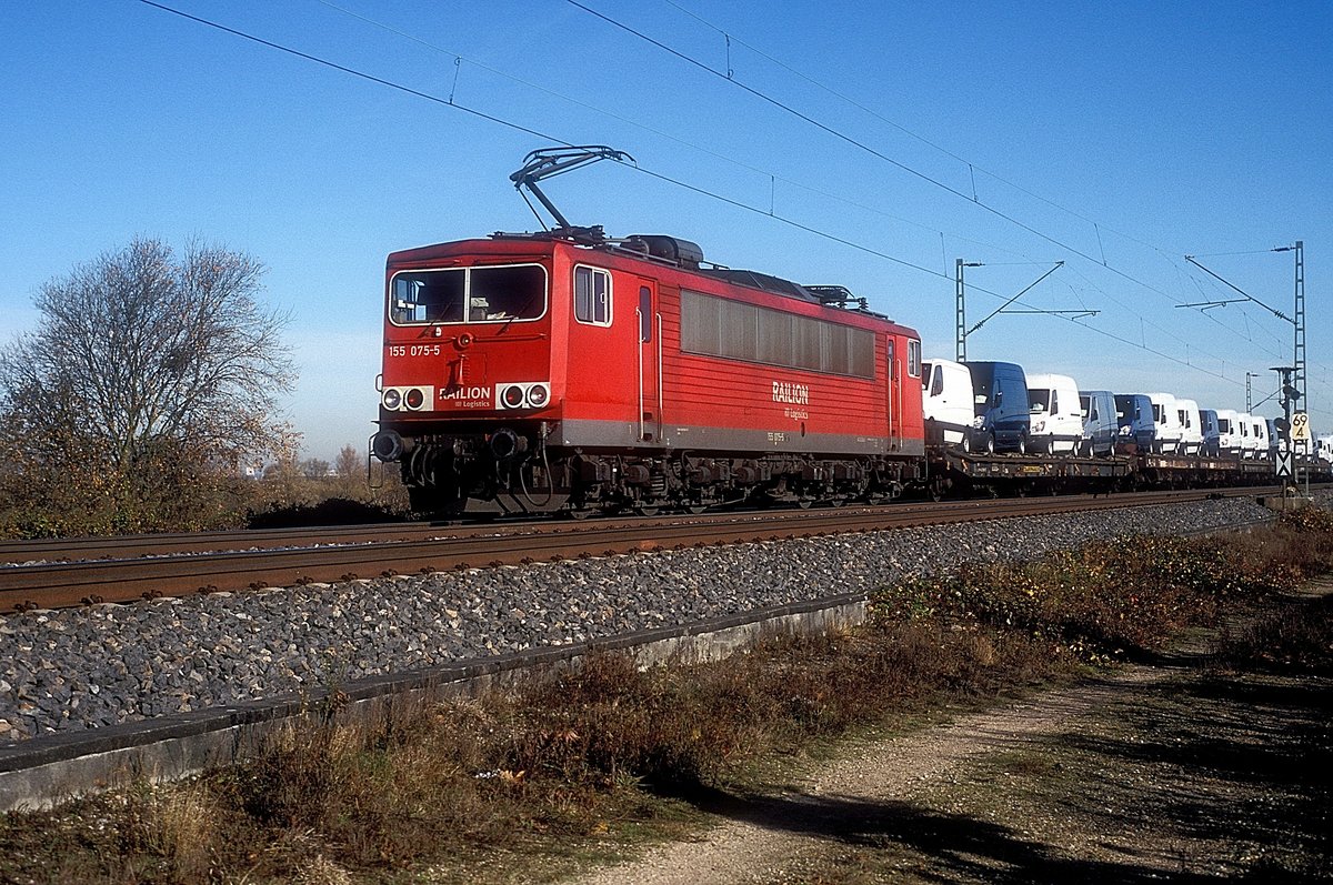 155 075  bei Forchheim  19.11.09