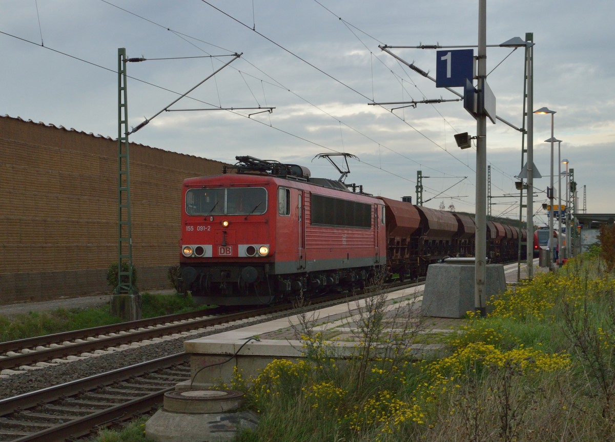 155 091-2 in Allerheiligen am 25.10.2013