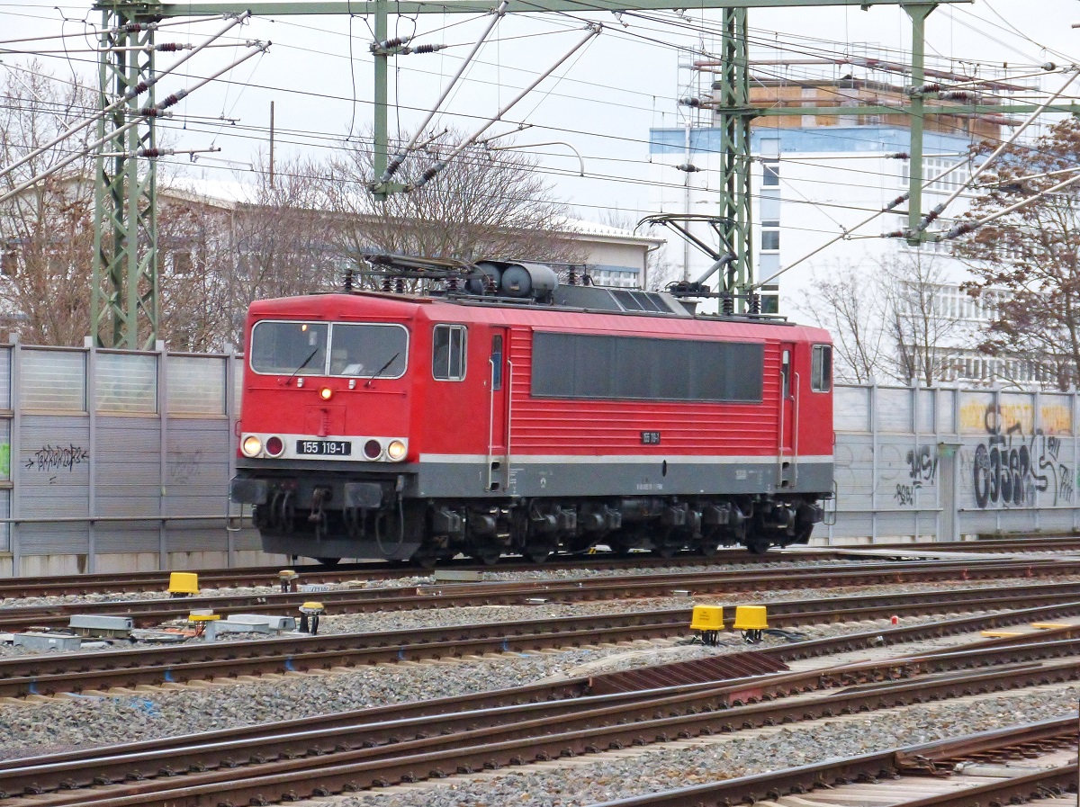 155 119-1 Erfurt Hbf 21.02.2020