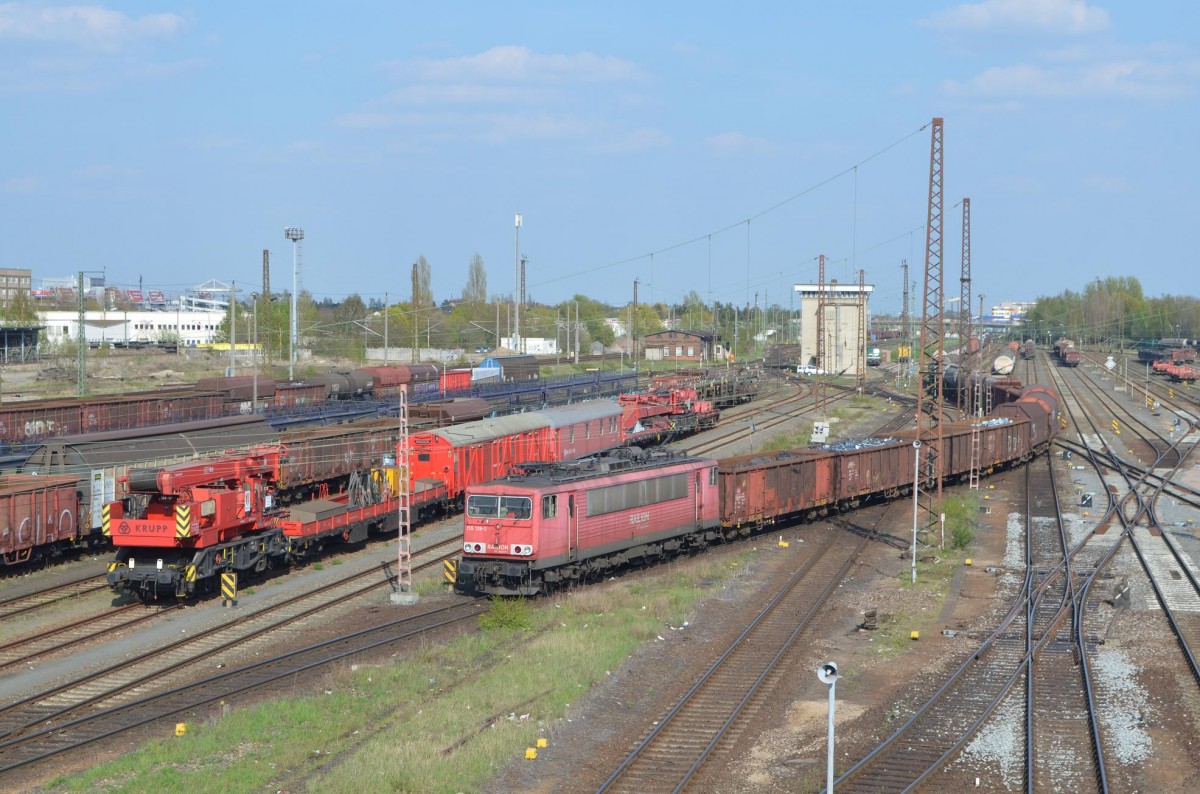 155 128-2 in Leipzig Engelsdorf 24.04.2015