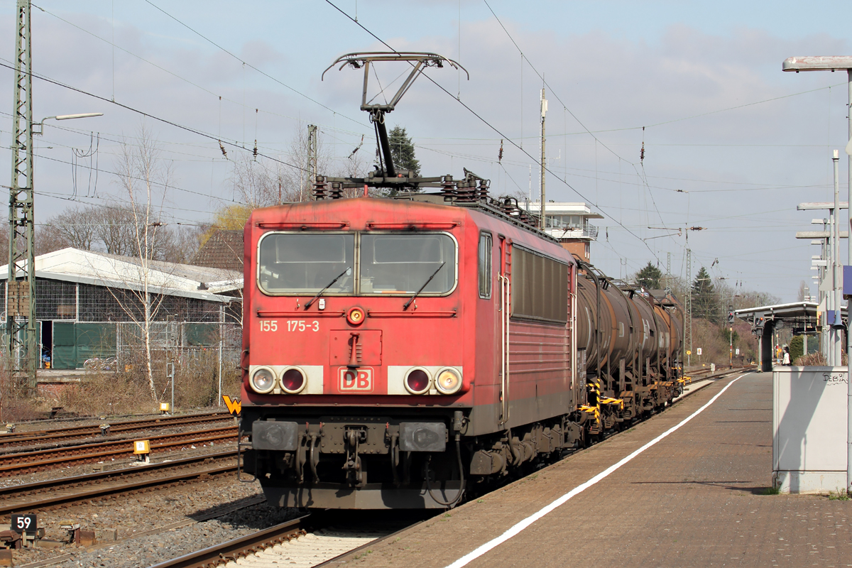 155 175-3 durchfährt Haltern am See 8.4.2015