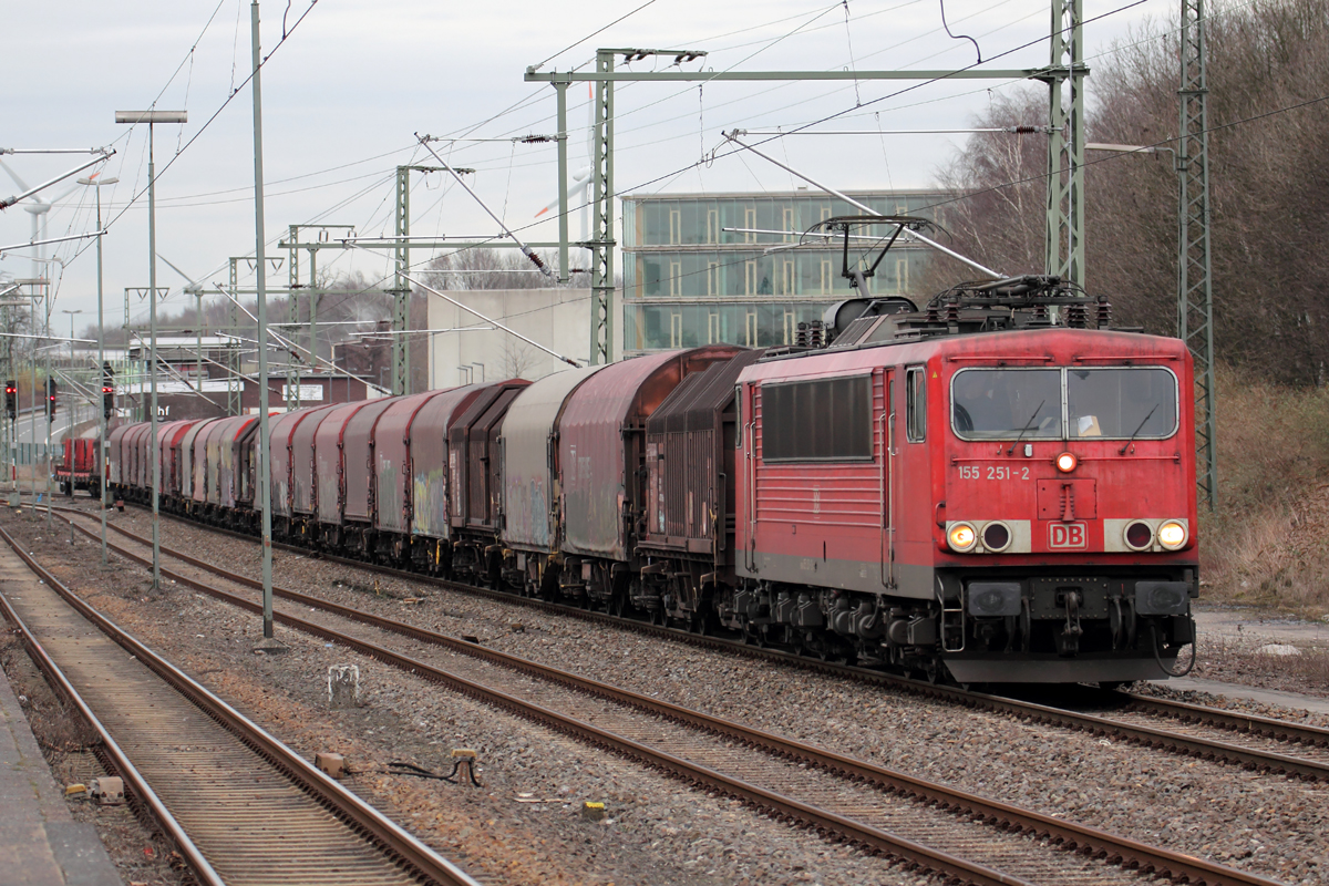 155 251-2 in Recklinghausen 3.3.2017