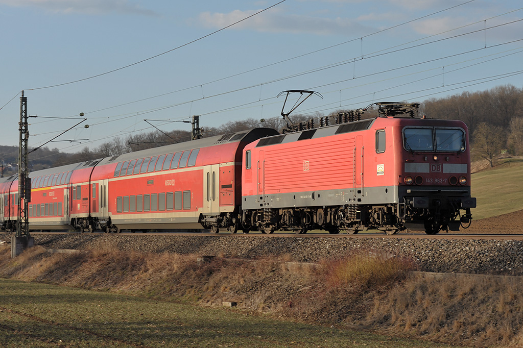 16.02.2017 Streckenabschnitt Uhingen 143 963-7
