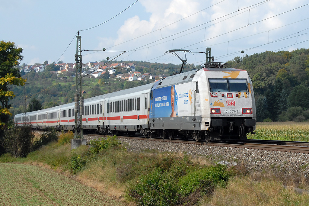 16.09.2017 Streckenabschnitt Uhingen 101 055-2