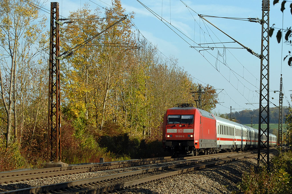 16.10.2018 Streckenabschnitt Uhingen 101 012-3