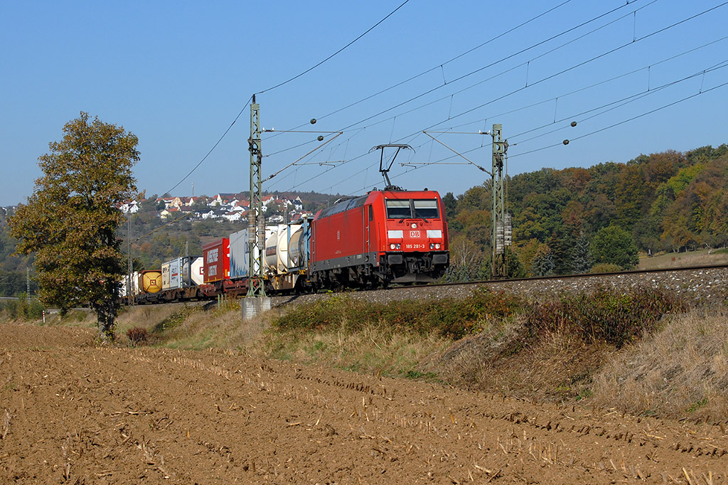 16.10.2018 Streckenabschnitt Uhingen 185 281-3