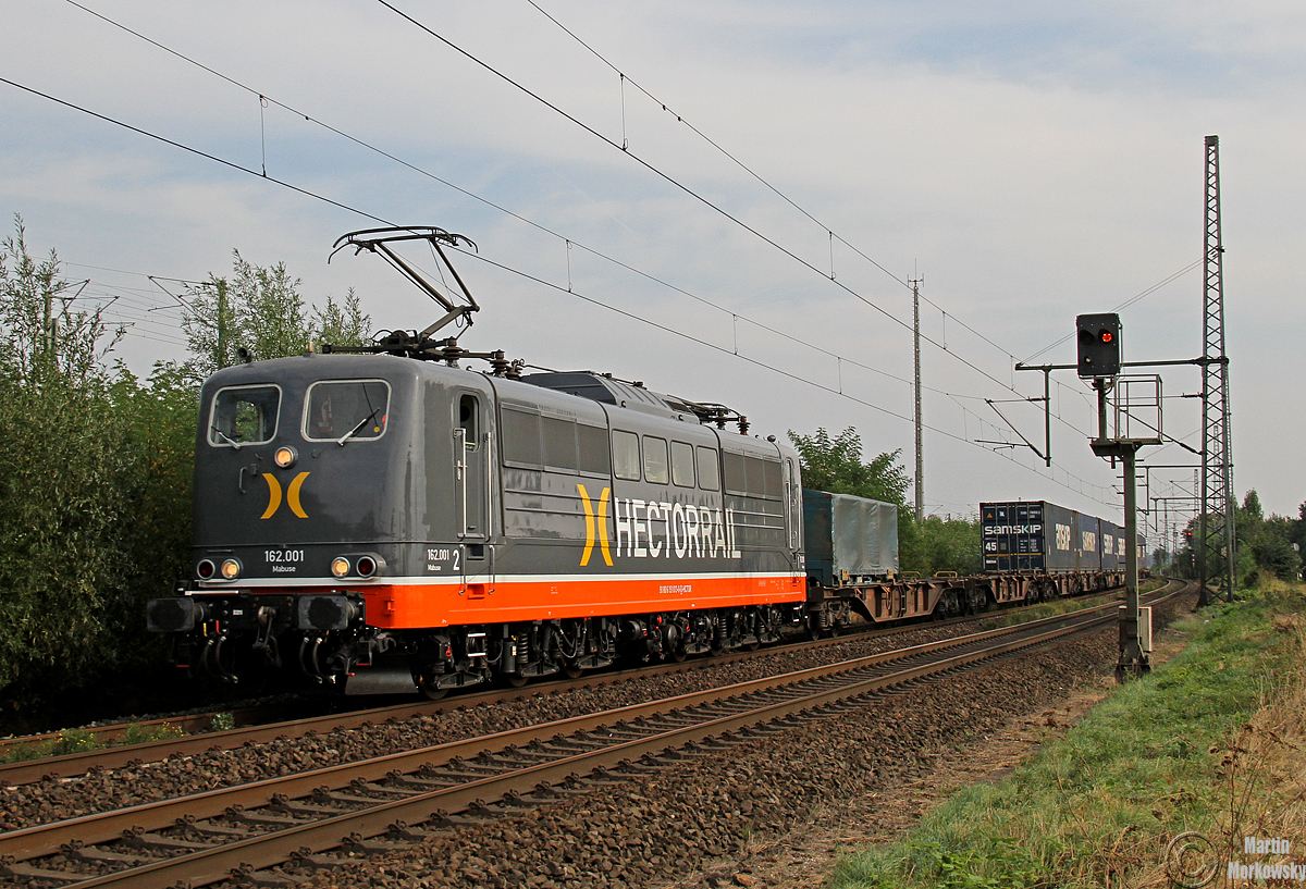 162 001 / 151 013 bei Porz Wahn am 15.09.2016