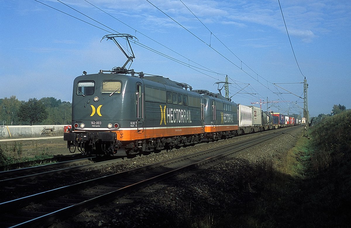 162 003 + 162 005  bei Rastatt  15.10.17