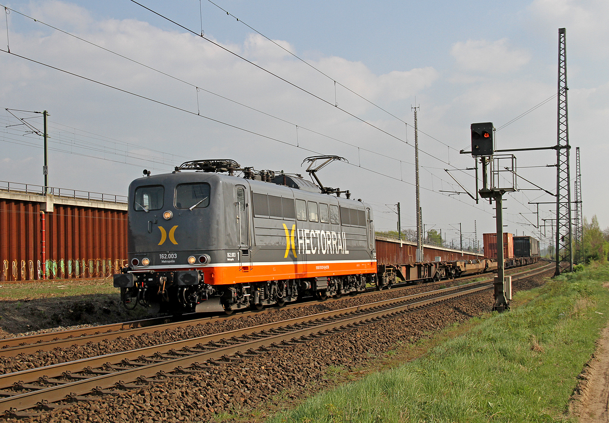 162.003 / 151 027 bei Porz Wahn am 04.04.2017