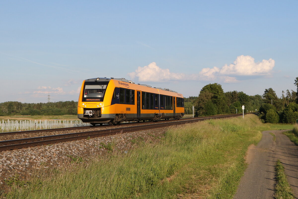1648 210 aus Weiden kommend am 18. Juni 2026 bei Oberteich.