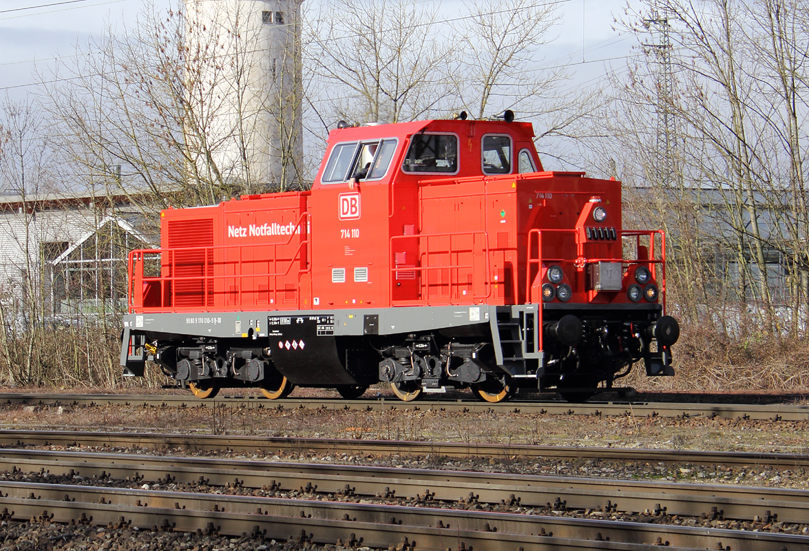 170 010-9 D-DB / DB Netz Notfalltechnik / Güterbahnhof Karlsruhe / 08.02.2019