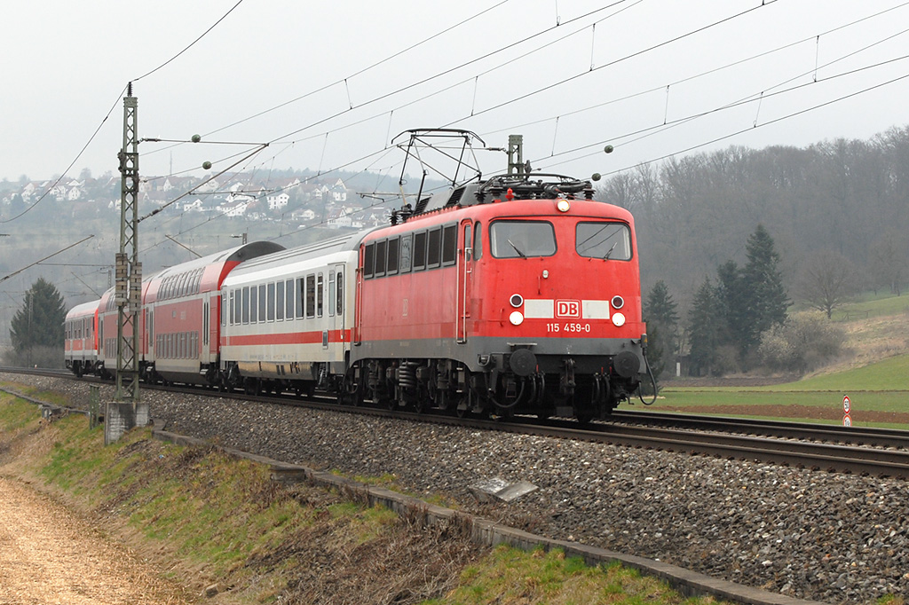 17.03.2018 Streckenabschnitt Uhingen 115 459-0