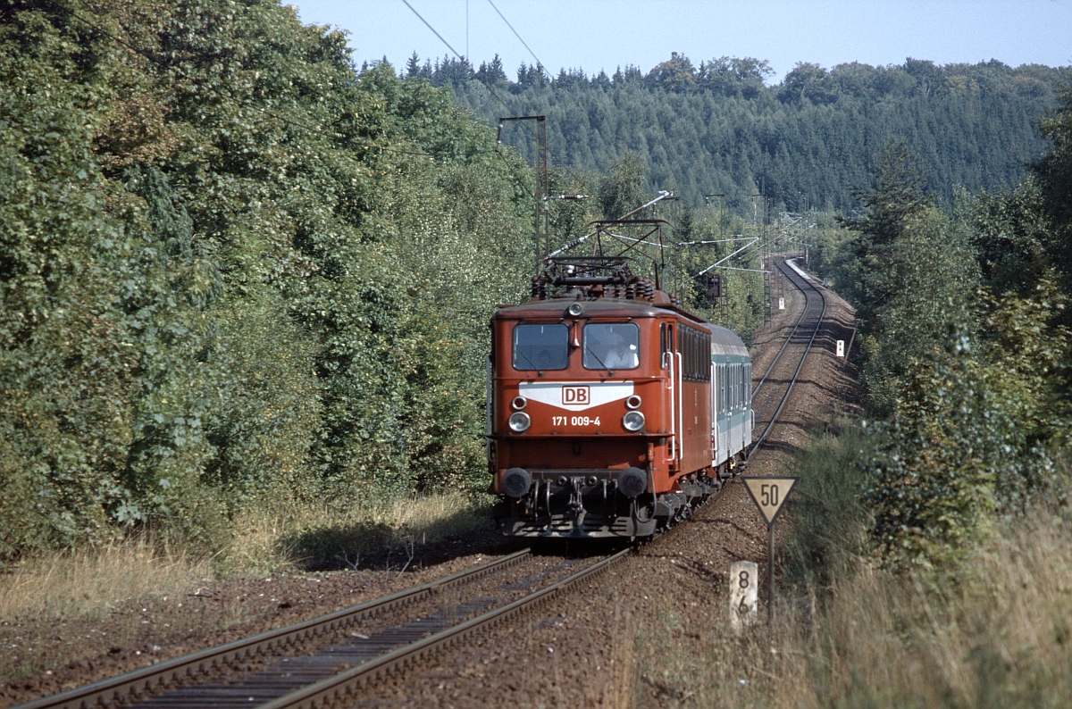 171 009 bei Hüttenrode, 10.9.1990.