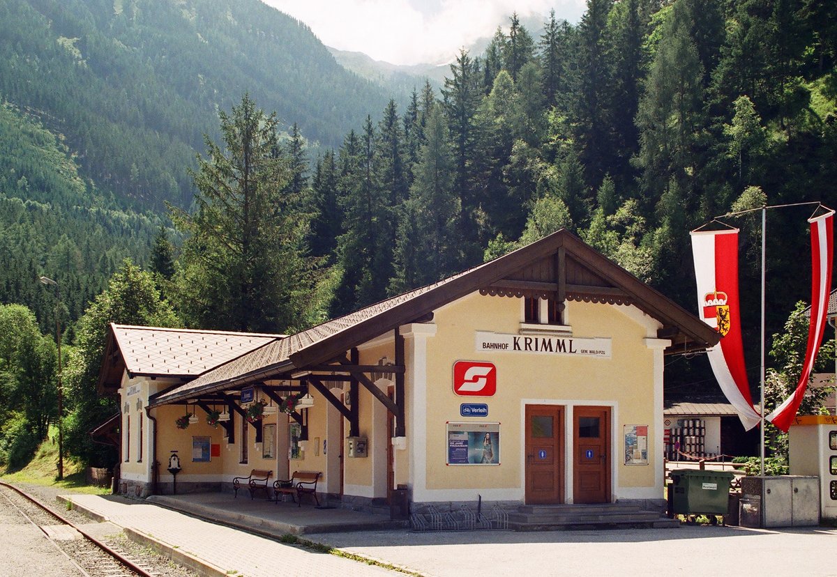 18.07.1998	Pinzgauer Bahn Zell am See - Krimml. Bahnhof Krimml