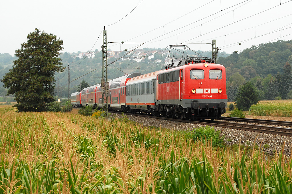 18.08.2018 Streckenabschnitt Uhingen 115 114-1 & 120 102-9 