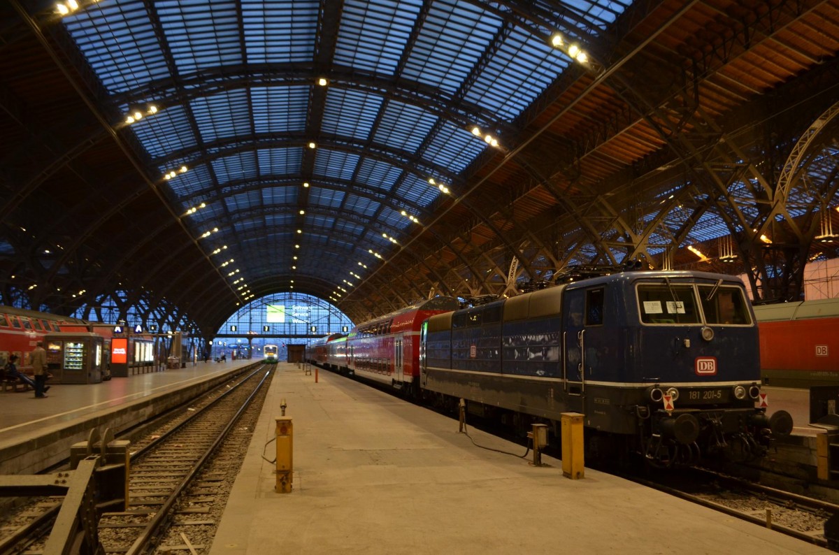 181 201-5 im Leipzig Hauptbahnhof 04.11.2014